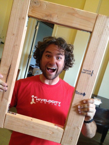 First bit of the frame for the evapotron is complete!