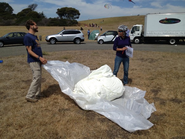 Unrolling the 30' dome