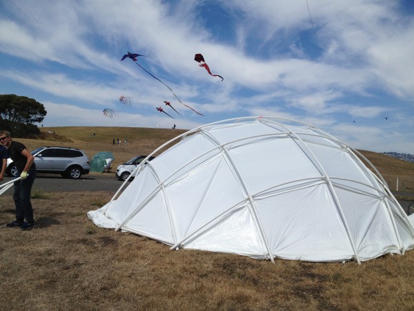 1/2 way done with dome