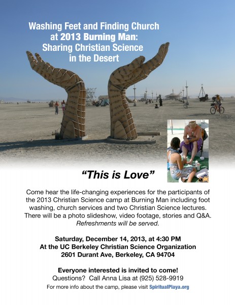 Burning Man 2013 Slideshow, Q&A at Berkeley CSO @ U.C. Berkeley Christian Science Organization | Berkeley | California | United States